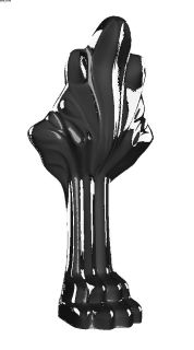 Ванна из искусственного камня Фэма Стиль Салерно на опорах черных 168x65 см